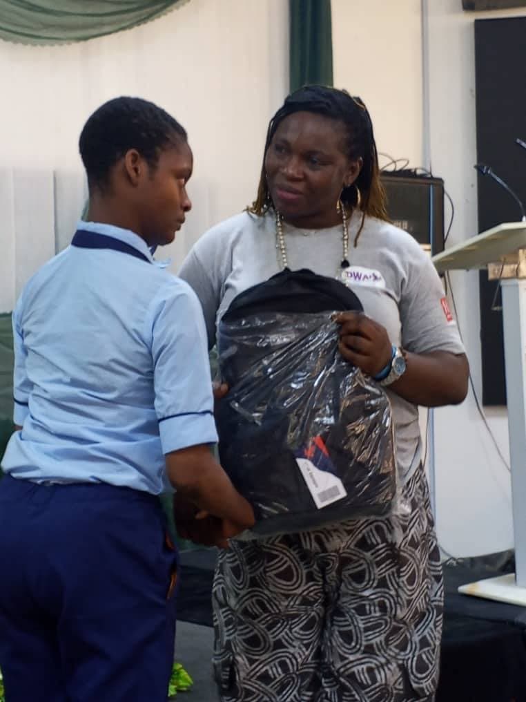 Girls celebrating SRHR workshop